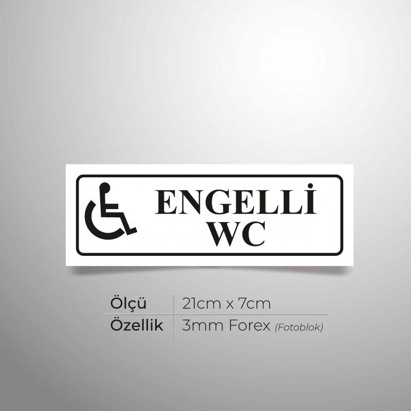 Engelli WC Yönlendirme Levhası