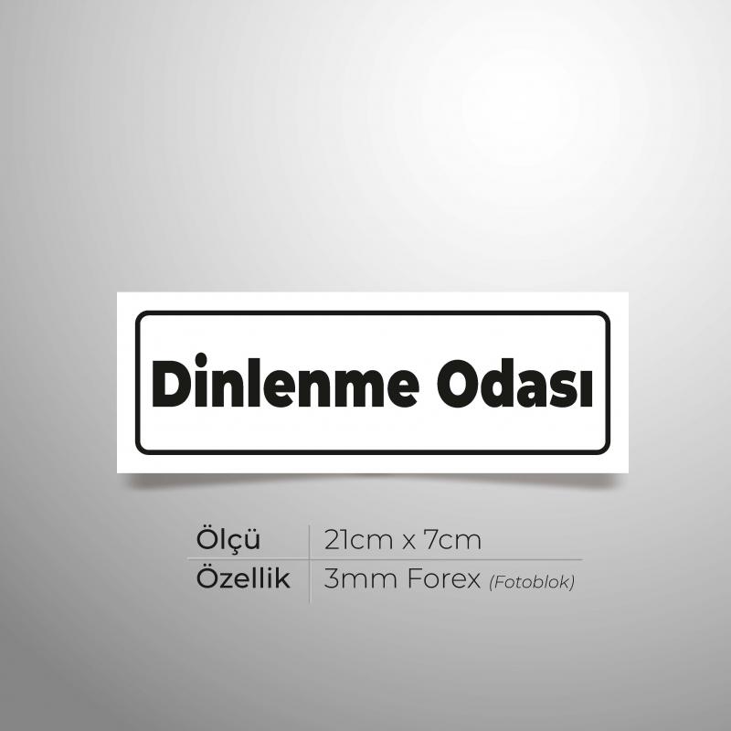 Dinlenme Odası Yönlendirme Levhası