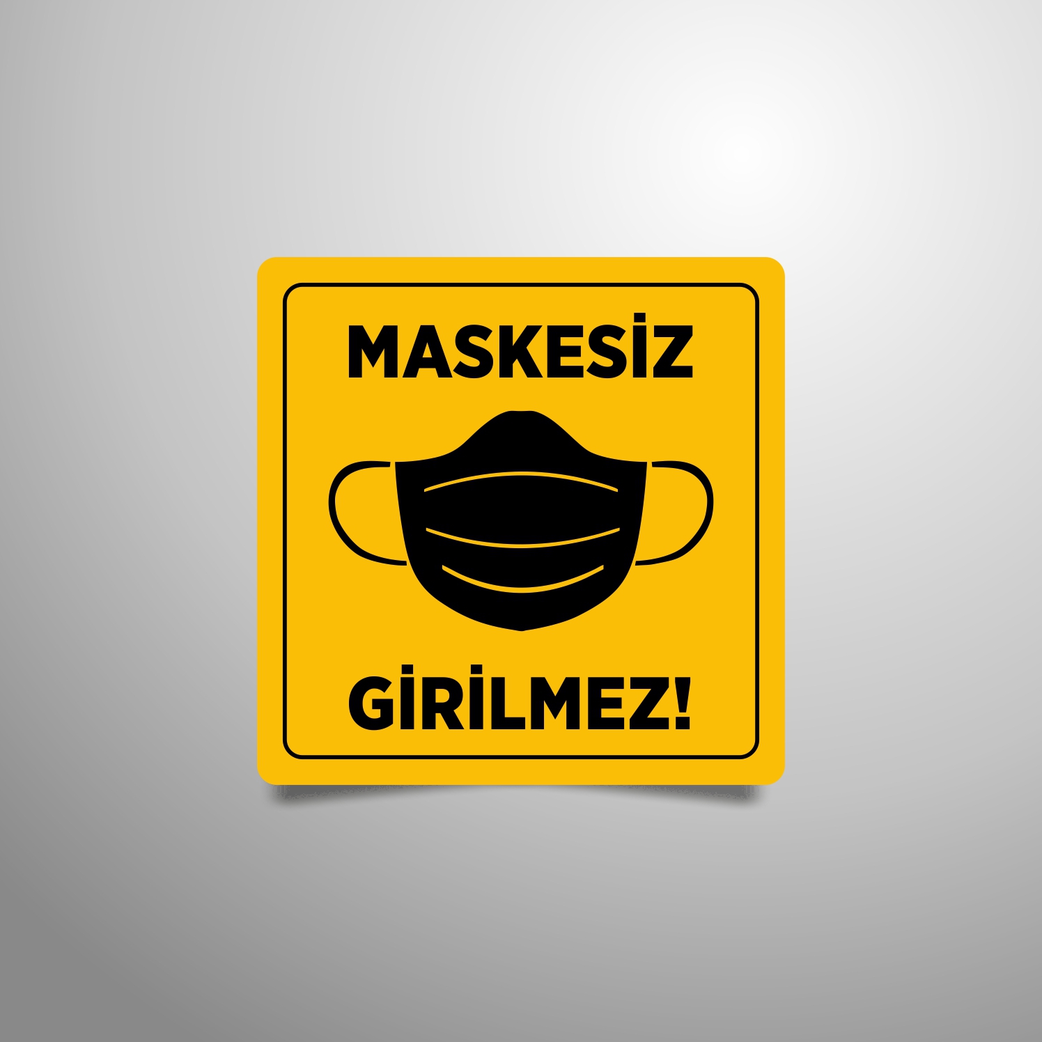 Maskesiz Girilmez Etiket