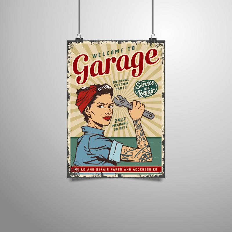 GARAGE POSTER