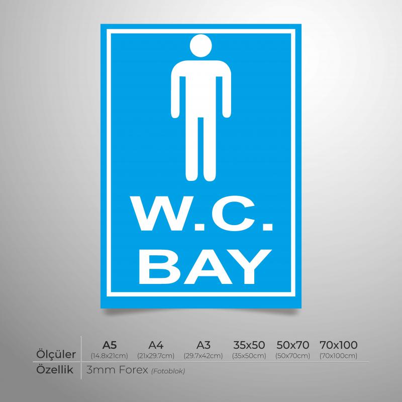 WC Bay Yönlendirme Levhası