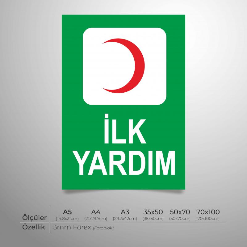 İlk Yardım Yönlendirme Levhası