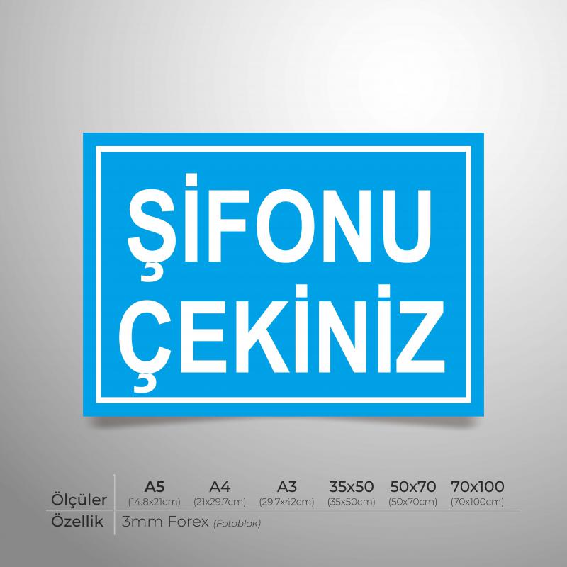 Şifonu Çekiniz Yönlendirme Levhası