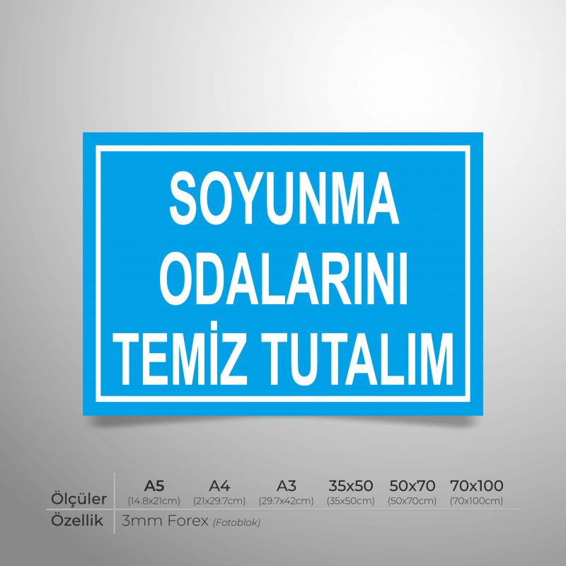 Soyunma Odalarını Temiz Tutalım